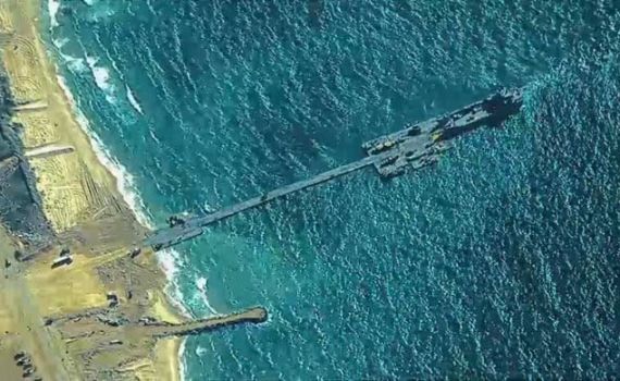 המזח בעזה נכשל: 320 מיליון דולר ירדו לטמיון