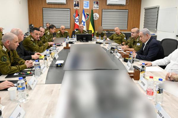 נתניהו קיים הערכת המצב: על הפרק, סיום הלחימה ברפיח