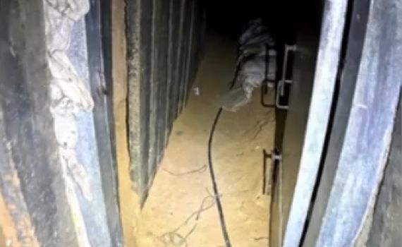 תיעוד: צה"ל השמיד מנהרת ענק שהובילה לציר פילדלפי