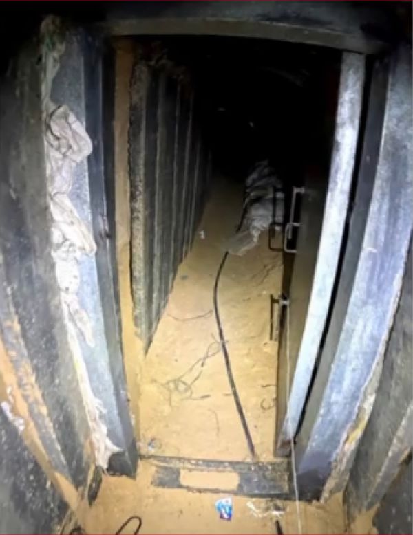 תיעוד: צה"ל השמיד מנהרת ענק שהובילה לציר פילדלפי