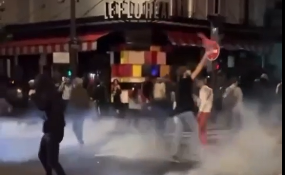 פריז: לילה של ביזה, שריפות ופרעות בעקבות הבחירות