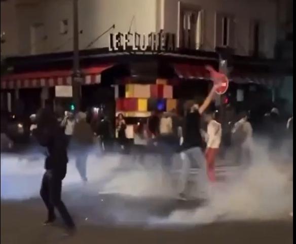 פריז: לילה של ביזה, שריפות ופרעות בעקבות הבחירות