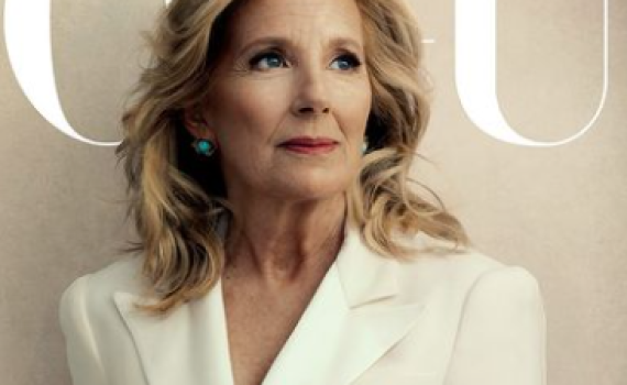 'נמשיך להילחם למען המדינה': ג'יל ביידן על שער ווג