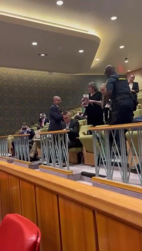 יפה בן דוד הוצאה מהאו"ם אחרי שהניפה תמונת חטוף