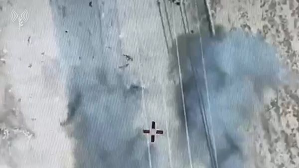 צפו בתיעוד: מחבלים מחוסלים מהאוויר בחאן יונס