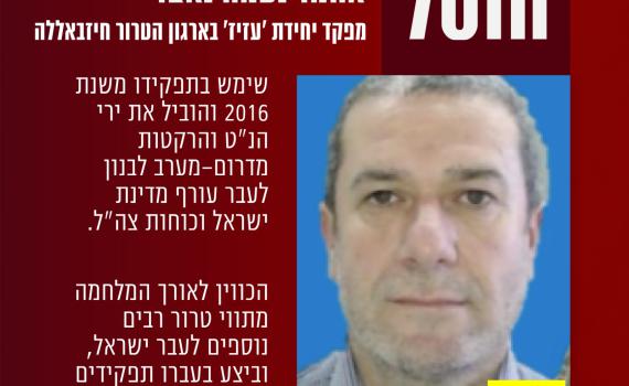 פרטים נוספים: זה הבכיר שצה"ל חיסל בלבנון