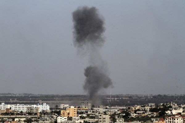 צפו: פיצוץ עצום בשג'עייה ממעוף הציפור