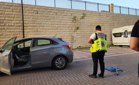 בן שנתיים וחצי במצב אנוש לאחר שרכב על קורקינט