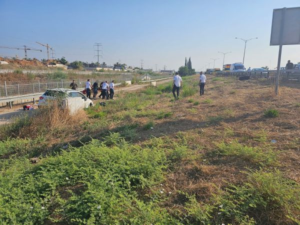 בן 50 נפצע קשה לאחר שהתהפך עם רכבו בכביש 6