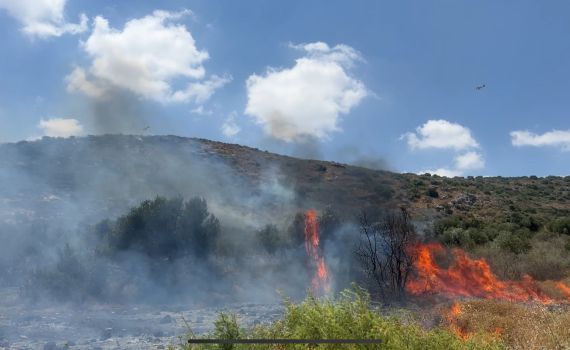 כב"ה: 2 מוקדי שריפות "משמעותיים" בגליל התחתון