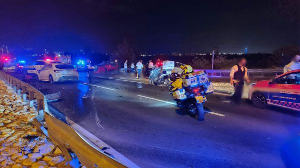 הרכב התהפך: בת 60 נהרגה בתאונה קטלנית בבית דגן