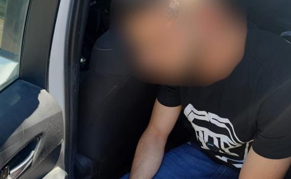 חשד: ערבי תלש דגל ישראל שהונף על גבי רכב בי-ם