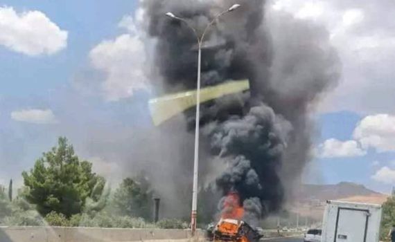 דיווח בסוריה: תקיפת כטב"מ בכביש ביירות-דמשק