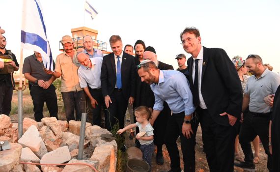 לאחר החלטת הממשלה: היישוב 'שדה אפרים' נחנך בבנימין
