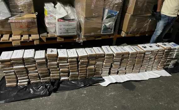 סוכלה הברחה של מאות ק"ג קוקאין בשווי מיליונים