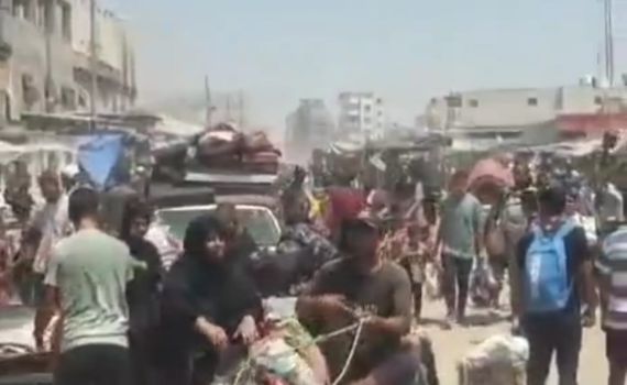 צה"ל תוקף בעוצמה: העזתים בורחים מחאן יונס