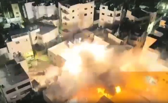 צה"ל הרס את בית המחבל מהפיגוע בעלי. צפו בתיעוד