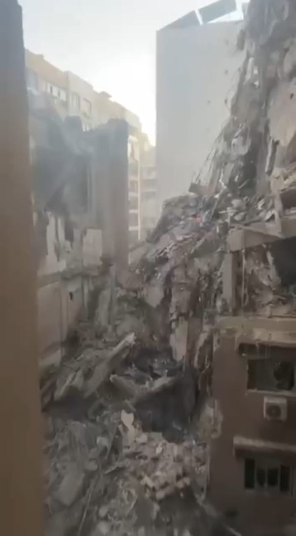 כמו בעזה: תיעוד מהבניין בו חוסל בכיר חיזבאללה