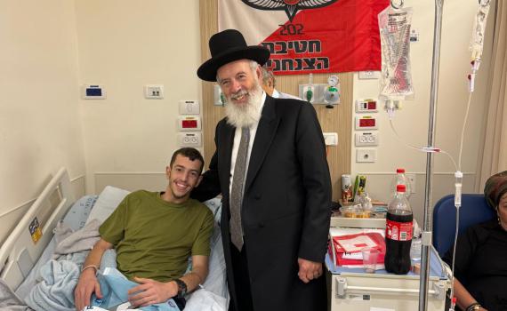 נכדו של הרב אליעזר איגרא נפצע בקרב בחאן יונס