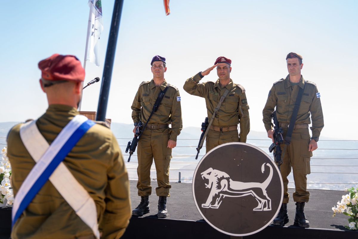 "המטרה – ניצחון": מפקד חטיבת שומרון החדש נכנס לתפקידו