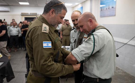 כבוד למגזר: מפקד סרוג מחליף את מפקד ביסל"ח הסרוג