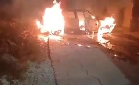 התפרעויות בכפר ג'ת: רכבים הוצתו, דיווח על פלסטיני הרוג