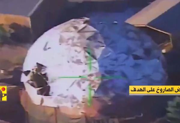 חיזבאללה מפרסם את תיעוד ירי הטילים ליב"א במירון