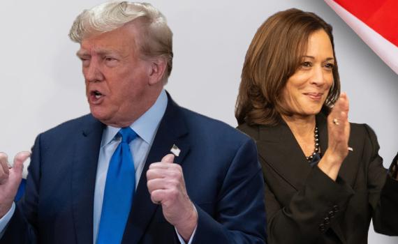 הסקר קבע: רוב מוחץ בישראלים מעדיף את טראמפ על האריס