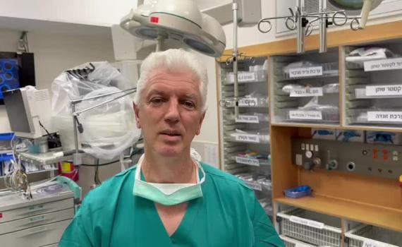 בית החולים בעדכון על מצבו של המטפל שננשך על ידי תנין