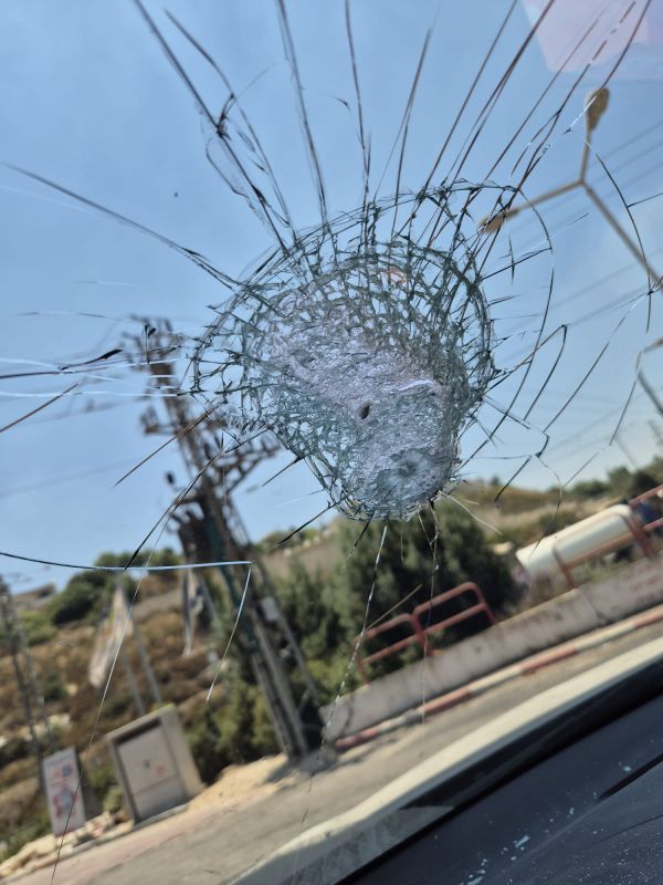 7 פיגועי אבנים בשבוע בכביש גלעד: "ההרתעה לא קיימת"