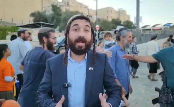 צבי סוכות התעמת עם פעילי שמאל בהר חברון: "אתם בוגדים"