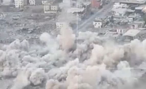 צה"ל שיגר פגז לעבר השכונה, מספר בתים נמחקו כליל