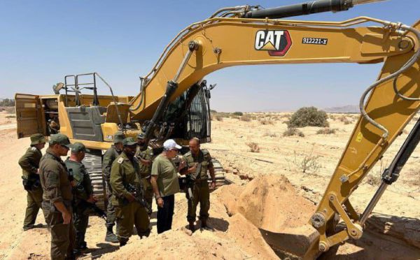 חשש לפלישה? צה"ל חפר באזורים בהם אין גדר