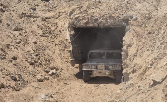 מנהרה לרכבים נחשפה בין רפיח למצרים