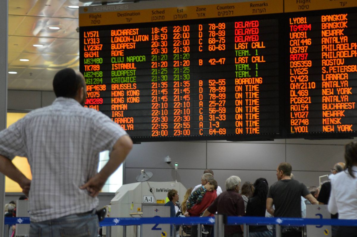 אין כניסה או יציאה: נתב"ג ומעברי הגבול יושבתו ביום ראשון