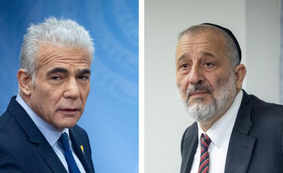 נגד בן גביר: שיתוף הפעולה המפתיע בין לפיד לאריה דרעי