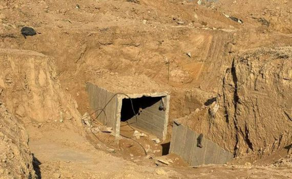 מטרו פילדלפי: מנהרות ענק נחשפו בקו הגבול עם מצרים