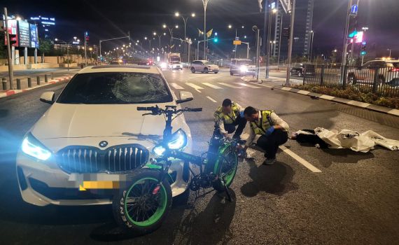 כבישים אדומים: רוכב אופניים נהרג לאחר שנפגע מרכב בראשל"צ