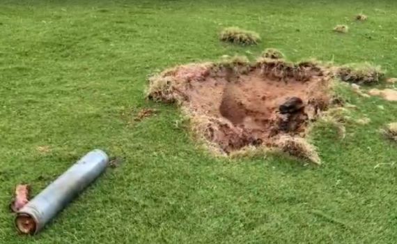 בק"ש חשפו את הפגיעה הישירה באצטדיון. צפו בתיעוד