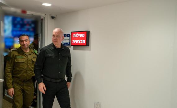 גלנט חותר להסדרה: "מלחמה, לא הדרך המועדפת שלנו"