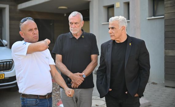 לפיד בגליל העליון: "הצפון נטוש, צריך להחזיר לכאן את הביטחון"