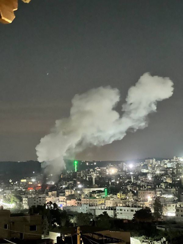 תקיפה אווירית לעבר חדר מבצעים בנור א שמס