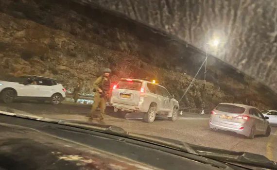 חשד לחטיפה בצומת תפוח: כוחות הוקפצו למקום