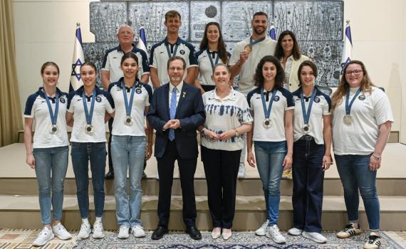 הנשיא הרצוג למשלחת האולימפית: אתם מקור לאחדות וגאווה