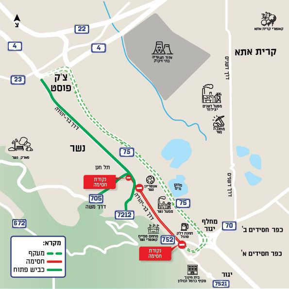 במשך לילה שלם: יציאה מרכזית מחיפה תחסם בשבוע הבא