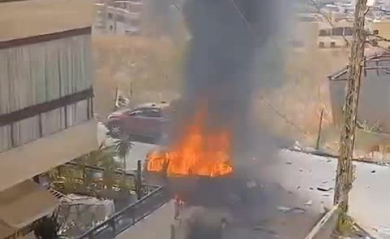 לאחר יממה של שקט: רכב הותקף מהאוויר בצידון