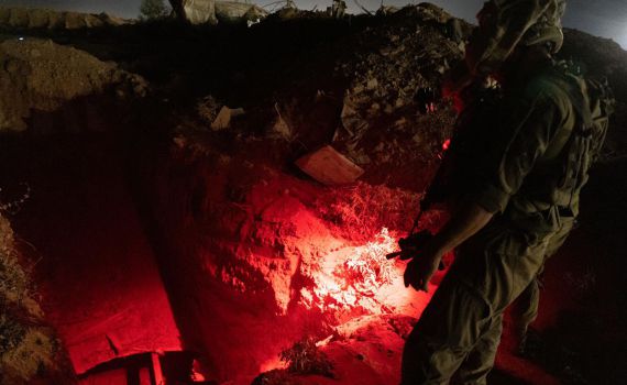 ציר פילדלפי: צה"ל השמיד עד כה 50 מנהרות של חמאס