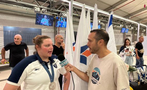 רז הרשקו לסרוגים: "המדליה היא של כל העם שלנו"