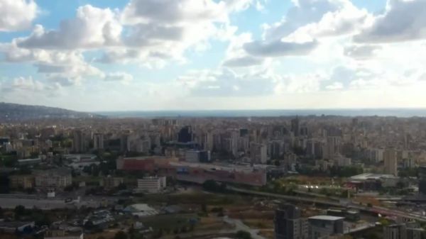 לבנון בוערת: כך נראית המתקפה בביירות מהאוויר