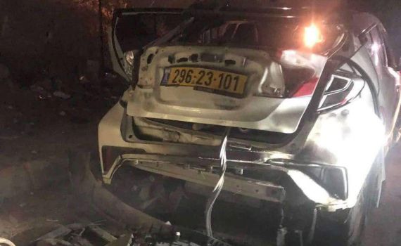 תאונת עבודה: מכונית תופת התפוצצה באל פרעה